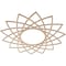 Ekena Millwork Eleanor Wood Fretwork Pierced Ceiling Medallion, Alder, 34"OD x 13 1/8"ID x 3/8"T CMWP34X34X0375EAAL - alternate 4